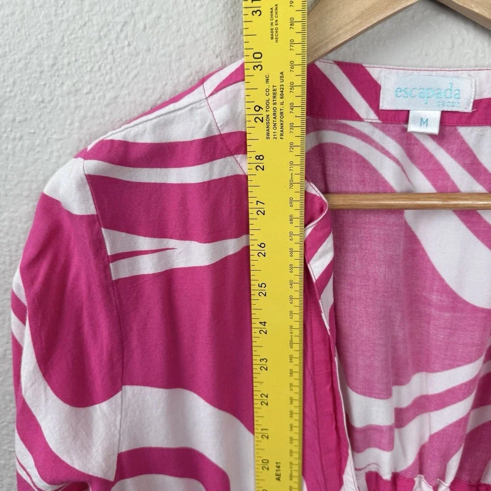 Escapada Beach Womens Abstract Swim Cover Over Size‎ M Resort Vacation Summer